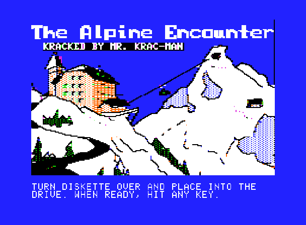 The Alpine Encounter Title Screen